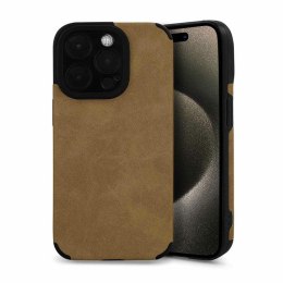 Etui SUEDE do Xiaomi REDMI NOTE 13 PRO 4G kawowy