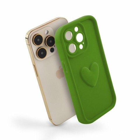 Etui HEARTS do Apple iPhone 14 zielony Etui HEARTS do Apple iPhone 14 zielony