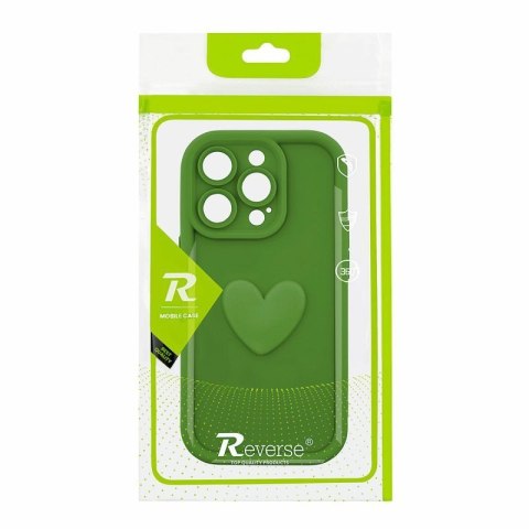 Etui HEARTS do Apple iPhone 15 PRO zielony Etui HEARTS do Apple iPhone 15 PRO zielony