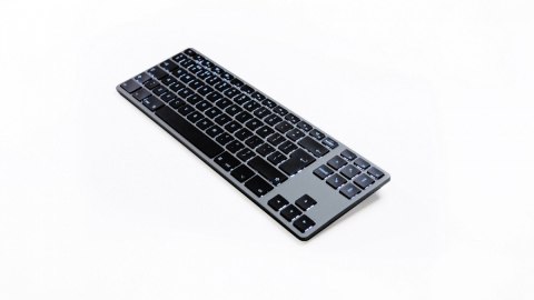 Klawiatura aluminiowa Mac Tenkeyless RGB szara Klawiatura aluminiowa Mac Tenkeyless RGB szara