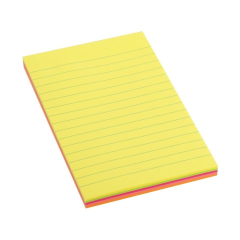 Bloczek samoprzylepny 98x105mm 100k linia neon 110520 D.RECT Bloczek samoprzylepny 98x105mm 100k linia neon 110520 D.RECT