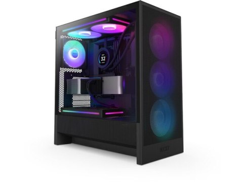 Obudowa H5 FLOW RGB Midi tower z oknem (2024) Czarna Obudowa H5 FLOW RGB Midi tower z oknem (2024) Czarna