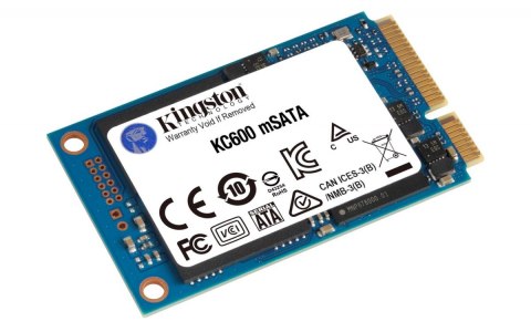 Dysk SSD SKC600 256GB mSATA 550/500 MB/s