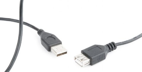 Przedłużacz kabla USB 2.0 AM-AFI 0.75m czarny Przedłużacz kabla USB 2.0 AM-AFI 0.75m czarny