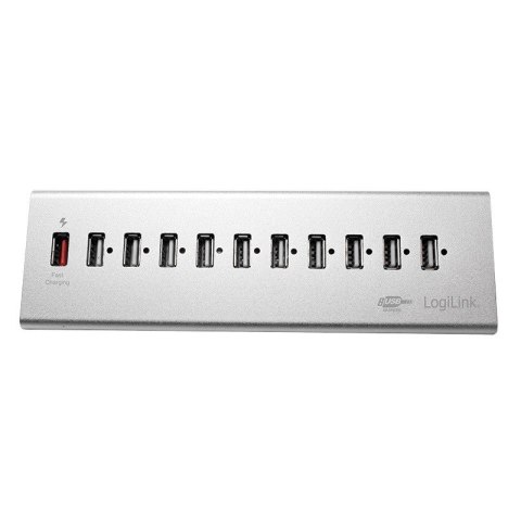 Hub biurkowy 10xUSB 2.0 z zasilaczem Hub biurkowy 10xUSB 2.0 z zasilaczem