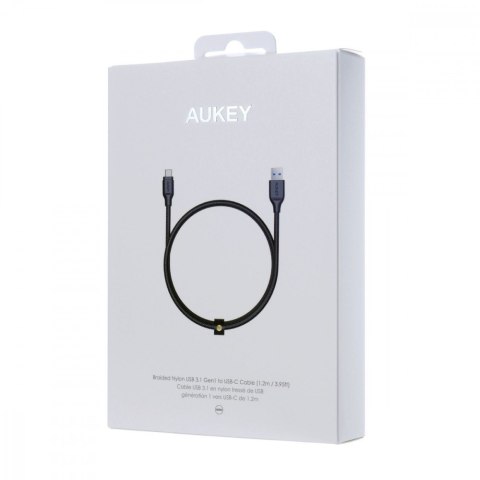 CB-AC1 nylonowy kabel Quick Charge USB C-USB 3.1 | FCP | AFC | 1.2m | 5 Gbps | 3A | 60W PD | 20V CB-AC1 nylonowy kabel Quick Charge USB C-USB 3.1 | FCP | AFC | 1.2m | 5 Gbps | 3A | 60W PD | 20V