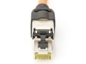 Wtyk modularny RJ45 kat.6A, PoE+, 10GbE, STP, ekranowany, metalowy, beznarzędziowy, AWG 27-22, zaślepka