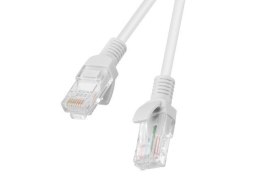 PATCHCORD KAT.5E 1M SZARY FLUKE PASSED LANBERG 10-PACK