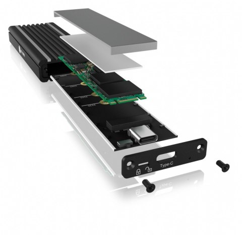 IB-1824ML-C31 Obudowa M.2 NVMe z oświetleniem RGB IB-1824ML-C31 Obudowa M.2 NVMe z oświetleniem RGB