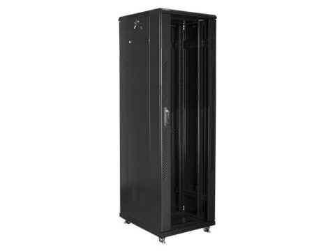 Szafa stojąca Rack 19'' 42U 600x800mm czarna Szafa stojąca Rack 19'' 42U 600x800mm czarna