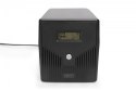 Zasilacz awaryjny UPS Line-Ineractive LCD, 1000VA/600W, 2x12V/7Ah, AVR, 4xSCHUKO, USB, RS232, RJ45