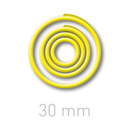 Plastikowe kółeczka do ręcznego bindowania - O.easyRING 30 mm - żółty