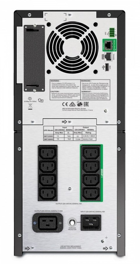 SmartUPS SMT2200IC 2.2kVA/1.98W Tower SmartConnect SmartUPS SMT2200IC 2.2kVA/1.98W Tower SmartConnect