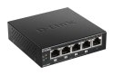 Switch DGS-1005P 5xGbE (4xPoE+ 60W)