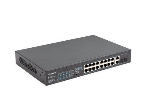 Przełącznik Switch 16X100MB POE+/2XCombo niezarządzalny rack 19 cali Gigabit Ethernet 150W Przełącznik Switch 16X100MB POE+/2XCombo niezarządzalny rack 19 cali Gigabit Ethernet 150W