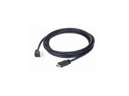 Kabel HDMI-HDMI v1.4 3D TV High Speed Ethernet 4.5M kątowy 90 (pozłacane końcówki)