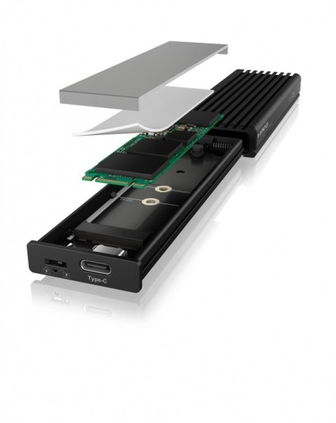 Obudowa IB-1817MCT-C31 NVMe/SATA M.2 2230/2242/2260/2280 Beznarzędziowa Obudowa IB-1817MCT-C31 NVMe/SATA M.2 2230/2242/2260/2280 Beznarzędziowa