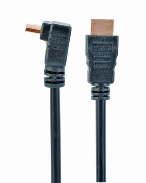Kabel HDMI-HDMI v1.4 3D TV High Speed Ethernet 4.5M kątowy 90 (pozłacane końcówki) Kabel HDMI-HDMI v1.4 3D TV High Speed Ethernet 4.5M kątowy 90 (pozłacane końcówki)