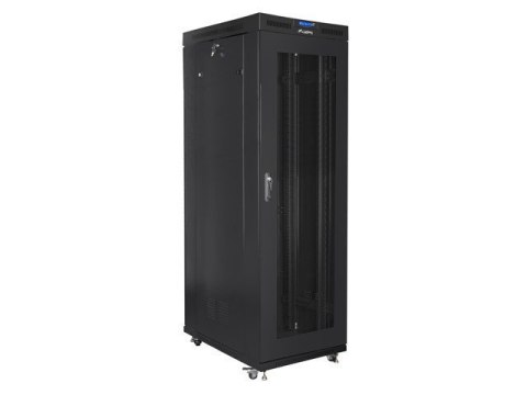 Szafa instalacyjna RACK stojąca 19 27U 800X1000 czarna LCD (FLAT PACK) Szafa instalacyjna RACK stojąca 19 27U 800X1000 czarna LCD (FLAT PACK)