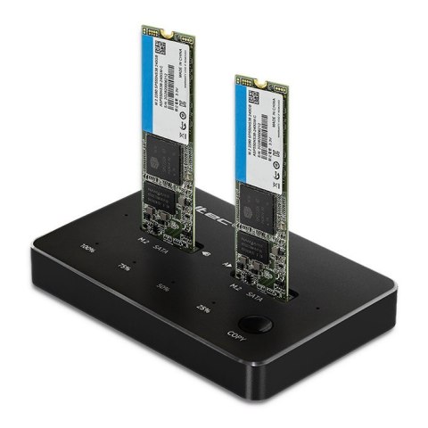 Stacja dokujca dysków 2x SSD M.2 SATA | NGFF | USB typ C