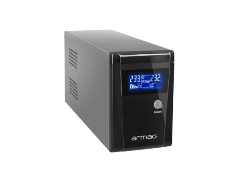 Zasilacz awaryjny Armac Line-In 850VA Office Pure Sine Wave LCD 2X230v PL metalowa obudowa Zasilacz awaryjny Armac Line-In 850VA Office Pure Sine Wave LCD 2X230v PL metalowa obudowa