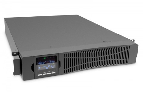 Zasilacz awaryjny UPS Online Rack 19" LCD, 1000VA/1000W, 2x12V/9Ah, 8xC13, USB, RS232, RJ45 Zasilacz awaryjny UPS Online Rack 19" LCD, 1000VA/1000W, 2x12V/9Ah, 8xC13, USB, RS232, RJ45