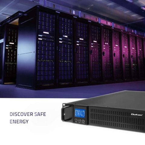 Zasilacz awaryjny UPS RACK | 3kVA | 2400W | LCD Zasilacz awaryjny UPS RACK | 3kVA | 2400W | LCD