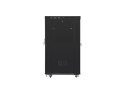 Szafa stojąca 19 cali 22U 800x1000 drzwi perforowane LCD (flat pack) V2 czarna